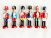 12cm Nutcracker Wood Made Christmas Ornaments Pure Manual Coloured Drawing Walnuts Soldiers 12 pcslot Creative Gift2933509