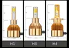 CS الذهب الأبيض اللون 12 فولت 10000lm H4 H7 H1 H8 H8 H9 H1 H11 LED سيارة المصباح 3000K 6000K لون مزدوج LED كشافات السيارات المصابيح