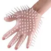 Free shipping Sexy massage toys Gloves silicone crystal Barbed Caress Soft glue bouncy gloves men and women Common Toys