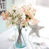 Manufacturers Japanese cherry blossom plant simulation flower plum blossoms home decoration wedding artificial flowers