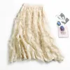 2018 Chiffon Skirts Tassel Feather Bust Skirt of Tall Waist Han Edition of Female Posed the A Line Skirt Joker4488285