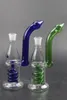 Tubo espiral alto de 21 cm Perc Ash Catcher Tubo de agua de vidrio Plataformas petroleras para fumar en stock Tubos para fumar de mano Bong de vidrio