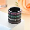 My Story Isn't Over Yet Stainless Steel Ring For Men Women Letters Rings Awareness Fashion Jewelry Size 4-13