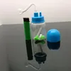 新しいプラスチックフィルタースナッフボトルガラスBBONG WWATER PIPEチタンネイルグラインダー、喫煙パイプミックスカラー用ガラスバブラー