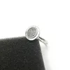 Classic design authentic 925 Sterling Silver RINGS Compatible fit Pandora Jewelry with logo Round disc CZ paved Ring