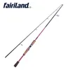 Fairiland fibra de carbono fiação vara de pesca isca vara de pesca 6' 6 6' 7' MH isca vara de peixe com cabo de cortiça grande ga259f