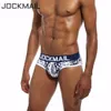 JOCKMAIL marque Sexy hommes sous-vêtements slips Bikini taille basse mode imprimé hommes sous-vêtements troncs sous-vêtements gai WJ homme slips Cotton276m