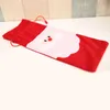 Santa Claus Gift Tassen Kerstversiering Rode Wijnfles Cover Tassen Santa Champagne Wijnzak Xmas Gift 31 * 13cm WX9-41