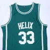 Mens # 33 Bill Walton Helix High School Jersey Green Vintage UCLA 32 gestikte college basketbal jerseys shirts S-XXL