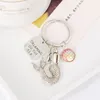 New Fashion Mermaid Key Rings Fish Scale Charms Keychain Car Keyring Jewelry For women Men Gift