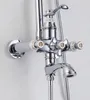 Rolya Venus Golden/White/ORB/Chrome Exposed Luxurious Bathroom Shower System Bath&Shower Mixer Set