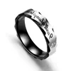 Seine Paare gravierte Titanring romantische Quote werden immer mit Youquot -Paaren sein, verspricht das Engagement Ehering S8989609