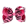 Gestreepte Grosgrain Ribbon Bow met Clip voor Kids Meisje Baby Handemade 4inch Strip Bows Meisjes Haaraccessoires 12 stks HD775