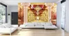 ثلاثية الغرفة خلفية قطعة قماش مخصصة بو رومانية بوبي لوبي غرفة المعيشة المنزل تحسين الخلفية الجدار 3D