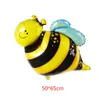 Jouet pour enfants 32 types grands ballons en feuille d'animal de dessin animé papillon coccinelle poisson tigre Ballons pour enfants décor de fête d'anniversaire