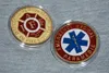 KOSTENLOSER VERSAND, Herausforderungsmünze für Notfallsanitäter/Feuerwehrvereinigung
