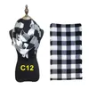 Femmes Plaid Couverture Écharpe Hiver Boucle Écharpe Chaud Châle Infinity Plaid Foulards Unisexe Basique Automne Hiver Wrap Foulard boa AAA852