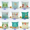 Christmas Pillow Case Snowflake Reindeer Pillowcase Linen Cartoon Cushion cover Home Sofa Car Decor Without core 54 Style WX9-856