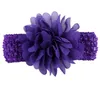 cute Baby Flower Hair band silk Hair rope band knitted elastic headband Head Bands baby Hair band photo props