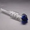 Coloré Helix Crâne 2.2mm Épaisseur Verre Pyrex Incurvé Brûleur À Huile Pipes À Fumer Équilibreur Bongs