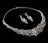 Nouveaux accessoires de mariée, ensemble de mariée, ensemble de deux pièces avec collier à chaîne diamantée.