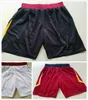 Venta al por mayor venta de hombres pantalones cortos deportivos venta envío rojo blanco negro colores tamaño S-XXL