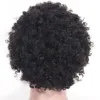 Perruque Lace Front Wig Remy brésilienne naturelle, cheveux courts, crépus et bouclés, pre-plucked, nœuds décolorés, pour femmes noires, 254K