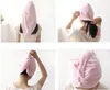 ソリッドカラー乾燥髪帽子吸収性乾燥髪厚いドライヘアータオルシャワーシャワーキャップの韓国語バージョン