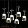 Moderne Creatieve Crystal Plafondlampen LED Lampen Woonkamer Eetkamer Glas Plafondlamp LED Luster Lichte Plafondverlichting