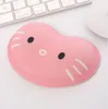Owl Frog Bear Animal Mouse Pad Gel Silicone Mat Comfort Wrist Rest Mousepad Desk Micemat Hearted-shaped Pad