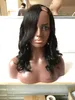 U Part WIG 1B 2 4 Natural Color Brazilian Bird Hair Middle Middle Parts للنساء السود مع شعر الطفل