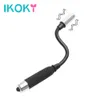 IKOKY Long Vibrator Stick Free Bending Sex Toys for Women Men Clitoris Stimulator Magic Wand Anal Plug Vagina Massager Orgasm S1018