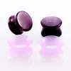 10 Par Nature Stone Ear Plugs Silicone Tunnels Double Flare mätare Ear Bårar Earlet Expanders Body Piercing Smycken 616mm MI2382457