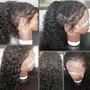 360 Renda frontal peruca 130% de densidade pré-arrancada canteiros de cabelo frontal perucas de cabelo humano encaracolado para mulheres negras 12inches DIVA1