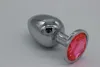 Large Size Metal Anal Plug Booty Beads Stainless Steel+Crystal Jewelry Sex Toys Adult Products Butt Plug For Women Man