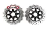 Arashi ZX12R Front Brake Rotores Rotores Disco Set para Kawasaki Ninja ZX-12R 2004 2005 2006 ZX 12R ZZR 600 1991 1992