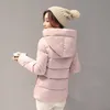 2017年のジャケット女性冬の厚いコートフード付き暖かい冬の女性パーカー秋のベーシックコート