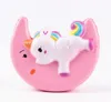 Slow Rise Squishy Unicorn Moon Icecream Flash Powder Kawaii Telefoon Charms Hanger Riemen Kerstcadeau Stress Reliever