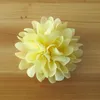 Nishine 50pcllot 4Quot 16 colors Szyfonowe kwiaty płaskie dla dzieci akcesoria do włosów na głowę puszyste kwiaty tkaniny do włosów Clip8535755