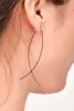 Fiskformade studörhängen enkelhet Handgjorda koppartråd för kvinnor tjej brincos de gota feminino geometriska nya öronstillbehör