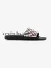 women causal indoor loafers and ggs''gg Crystal beach slippers Embellished outdoor pool slide sandals men