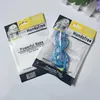 1500pcs / parti 10.5 * 15cm Zipper Plastic Retail Bag Paket Hang Hole Förpackning Headset Kabel Opp Packing Bag för stereohörlurar