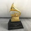1:1 Big Grammy Trophy Awards 23.5cm high metal grammy trophy free DHL shipment with black base grammy trophy