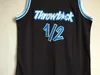 Mens Throwbck Basketball Jerseys #1/2 L.P. Jersey Anfernee Penny Hardaway Lil White Shirts Black Blue Stitched Shirt