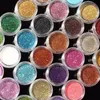 30 sztuk mieszane kolory Pigment Glitter Mineral Spangle cień do powiek zestaw kosmetyków do makijażu makijaż Shimmer lśniący cień do powiek 2018