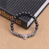 2018 nouvelle mode 10 PC/ensemble bracelet fantôme perlé pour hommes bracelet squelette en argent zircon pour cadeau