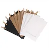 10 Pcs DIY Kraft Paper Photo Frame 3-5 inch Hanging Wall Photos Picture Frame Kraft Paper With Clips and Rope For Family Memory