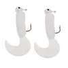 17Pcs/Set Soft Fishing Lures Lead Jig Head Hook Grub Worm Soft Silicone Baits Shads Pesca Fishing Tackle Artificial Bait Lure