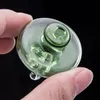 Glas kolhydratlock Dual riktningslock rökningstillbehör för 25 mm od kvarts banger nagelvattenrör dabber bongs dab oljeriggar