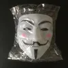 V Mask Maschere in maschera per Vendetta Anonymous Valentine Ball Decorazione del partito Full Face Halloween Scary Cosplay Party Mask D3145413